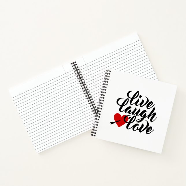 Live Lauder Love Valentine Calligraphy | Carnet (Intérieur)