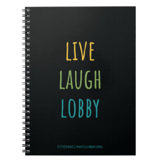 Live Laugh Lobby Carnet - dessin animé