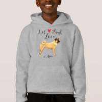 Live Laugh Love an Akita Sweat - shirt à capuche