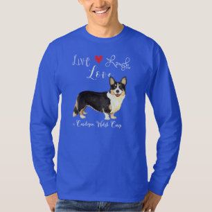 Live Laugh Love Cardigan Welsh Corgi T-Shirt
