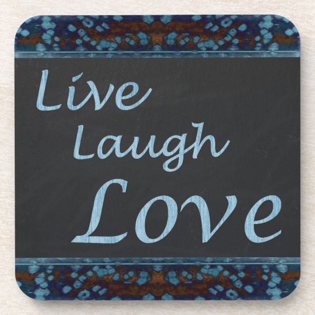 Live Laugh Love Dessous de verre (Devant)