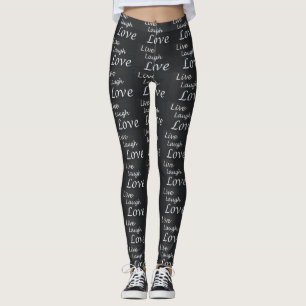 Live Laugh Love Leggings femmes