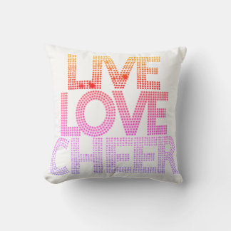 Live Love Cheer - Coussin