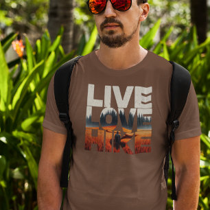 Live Love Hike T-Shirt ou randonneurs