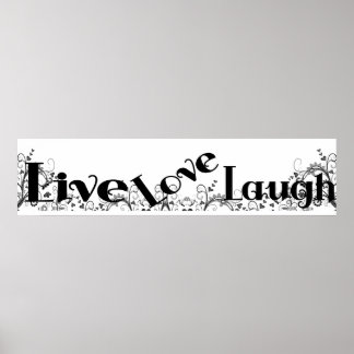 Live Love Lauder Poster murale style Bannière mura