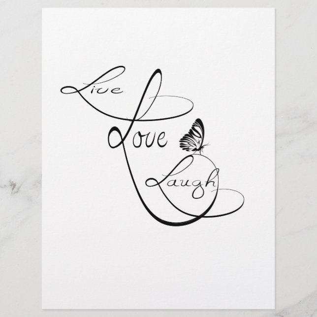 Live love Laugh (Devant)