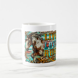 Live Love Ride chevaux mug