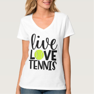 Live Love Tennis Femme TShirt
