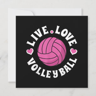 Live Love Volleyball Pour Femmes Filles Volleyball