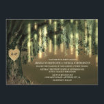 Live Oak Tree Espagnol Moss Wedding Invitations<br><div class="desc">Live Oak Tree Spanish Moss Wedding Invitations - présente un arrière - plan vintage avec un chêne vivant dans lequel vous pouvez "sculpter" vos initiales. La mousse espagnole et les lumières verticales à cordes pendent des branches. Voir la collection complète et magnifique de ce design sur cette page.</div>