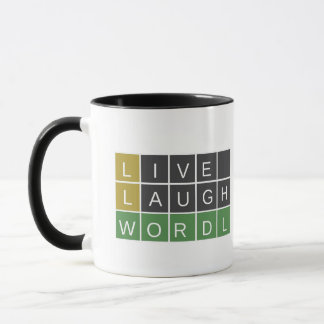 Live rire Wordle Mug