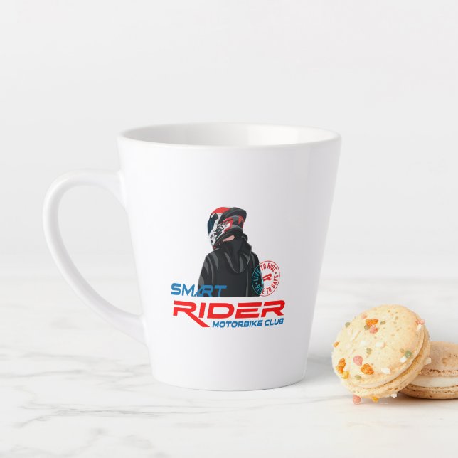 Live To Ride (Moto) | Latte Mug (En situation)