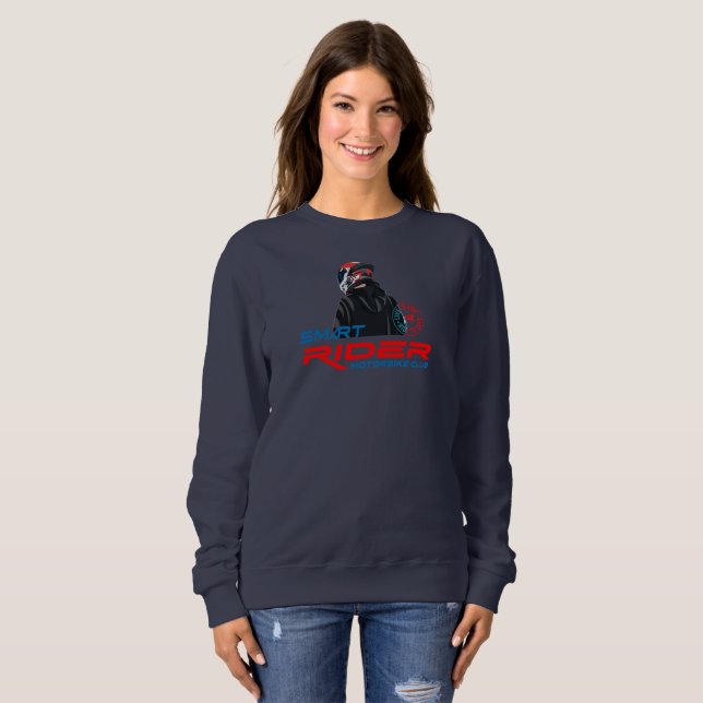 Live To Ride (Moto) | Sweatshirt des femmes (Devant entier)