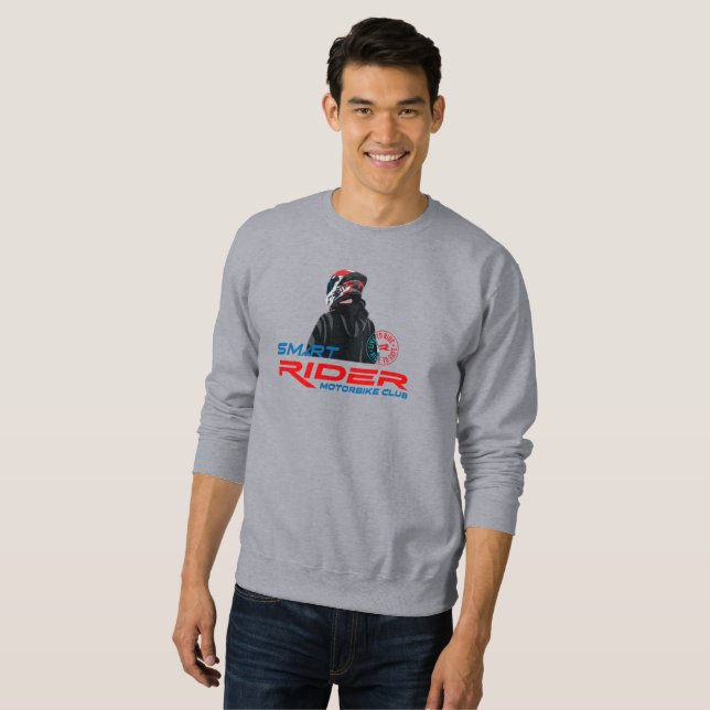 Live To Ride (Moto) | Sweatshirt masculin (Devant entier)