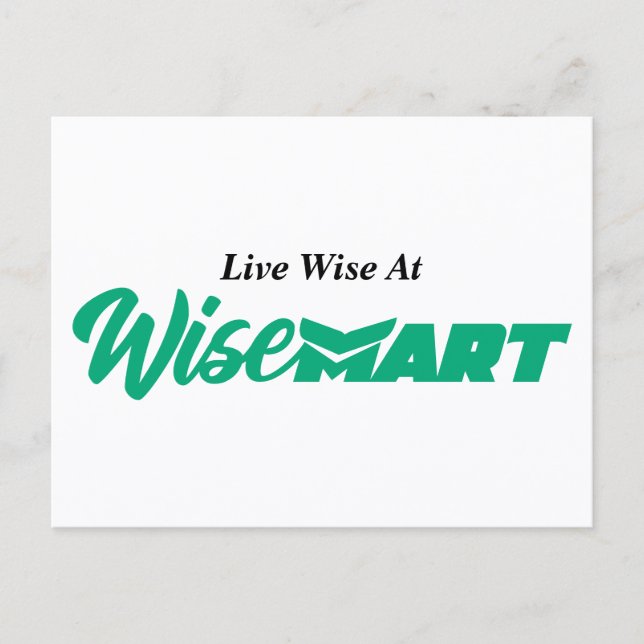 "Live WiseMart" - Carte postale (Devant)