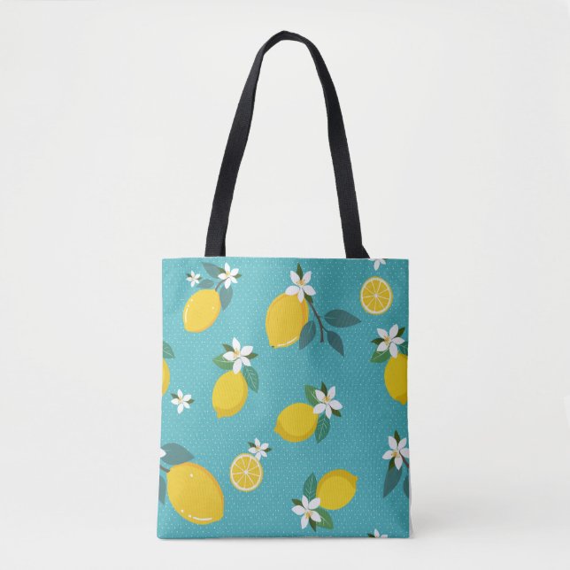 lively lemons tote bag (Devant)