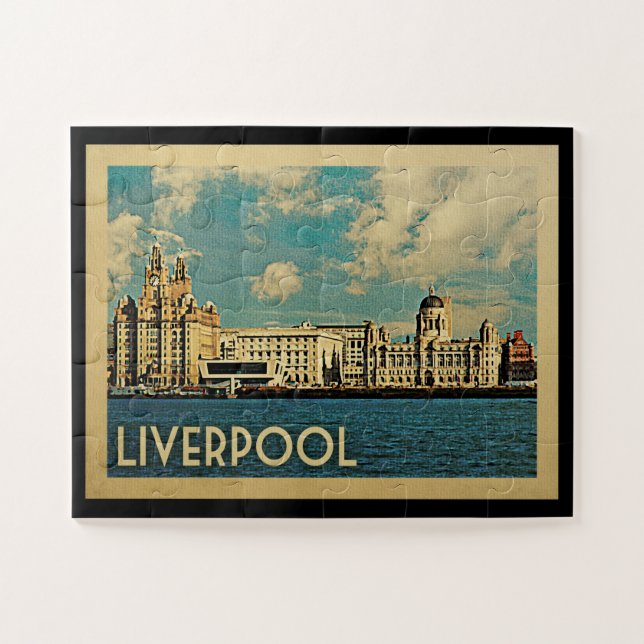 Liverpool Jigsaw Vintage voyage de puzzle (Horizontal)