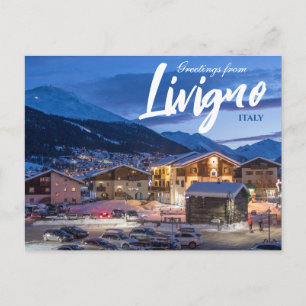 Livigno Italie Carte Postale de Voyage Pittoresque