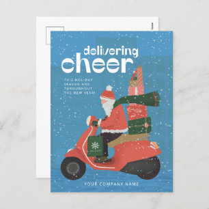 Livraison à prix réduit Père Noël Scooter carte de