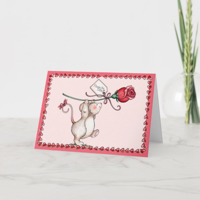 Livraison de fleurs - Carte de vœux (Devant)