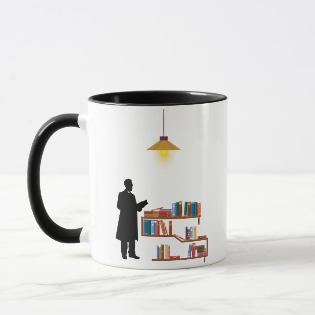 Livraison De La Librairie Cadeaux De Mug Pour Louv (Gauche)