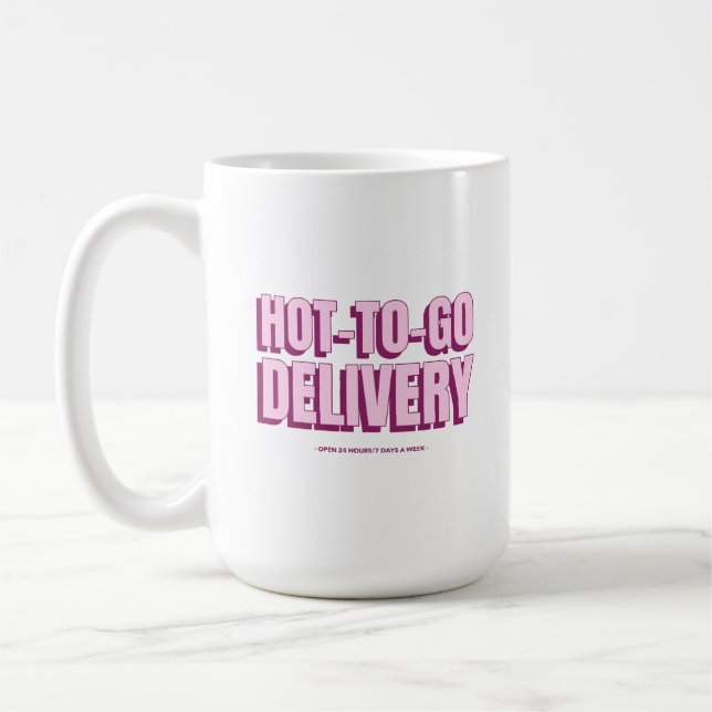 Livraison de la Mug de café Hot To Go (Gauche)