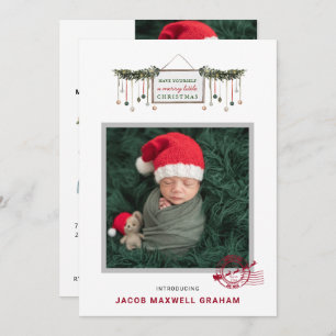 Livraison du pôle Nord   Faire-part de naissance d