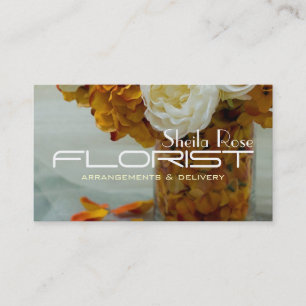 Livraison Flower Shop Florist Carte de visite