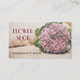 Livraison Flower Shop Florist Carte de visite