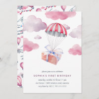 Invitations Faire Part Cartes Parachute Zazzle Fr