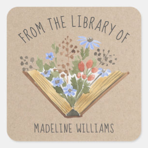 Livre à partir de la bibliothèque du Étiquette de 