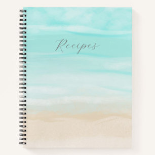 Livre Abstrait de recettes de plage moderne
