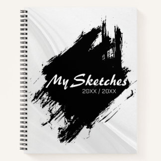 Livre blanc et noir brossé