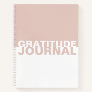 Livre blanc rose de Gratitude à deux tons
