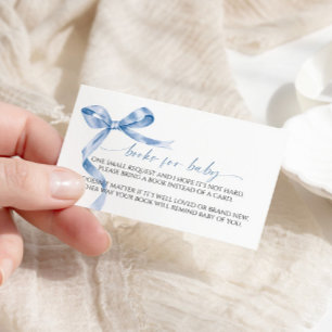 Livre bleu pour la carte de boîtier pour bébé