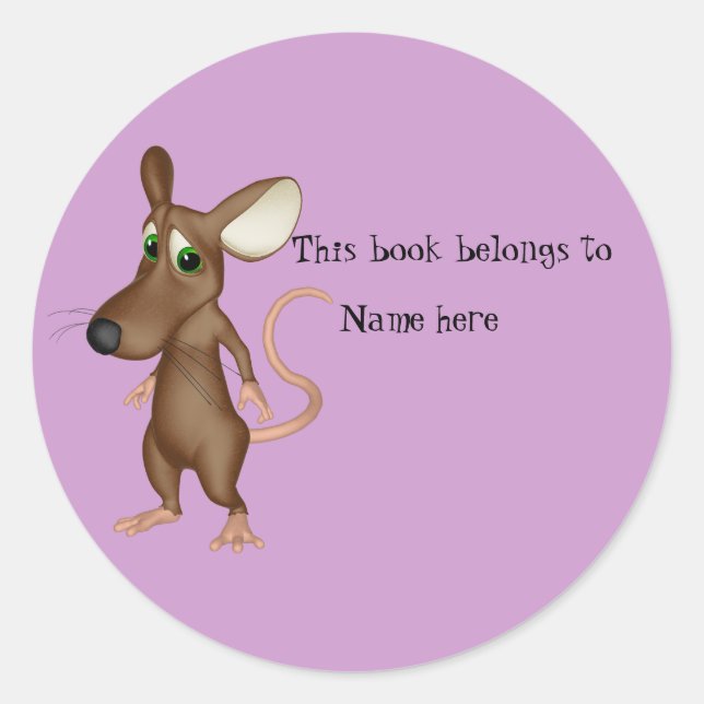 Livre "Ce Livre Appartient À" Stickers (Devant)