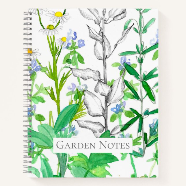 Livre d'archives du jardin d'herbes Botanique (Devant)