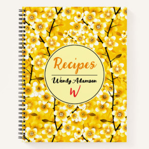Livre d'automne or jaune. pour Recettes familiales