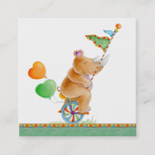 livre de baby shower cartes de cadeaux art du cirq