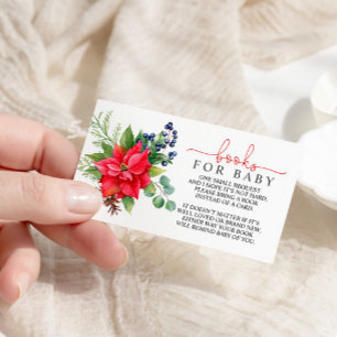 Livre de Baby shower d'hiver pour la carte de boît