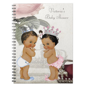 Livre de Baby Shower pour jumeaux prince et prince
