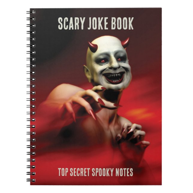 Livre de blagues effrayantes. Notes top secrètes.  (Devant)