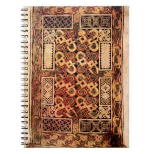 Livre de carnet de page de tapis de Durrow