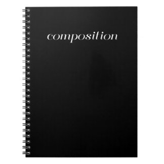 Livre de composition - noir