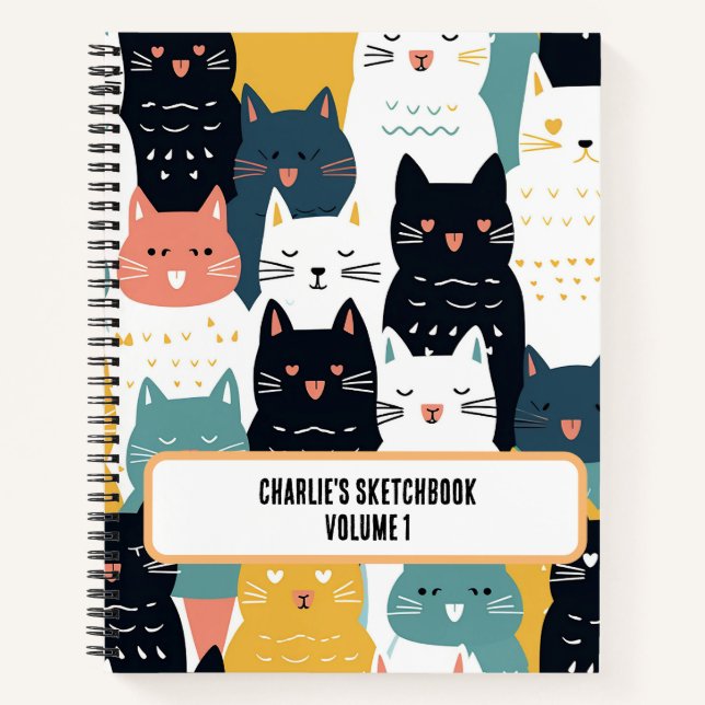 Livre de croix de chat personnalisé (Devant)