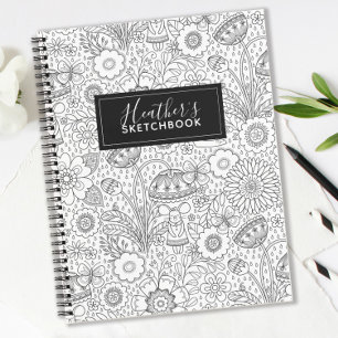 Livre de croquis de l'artiste noir