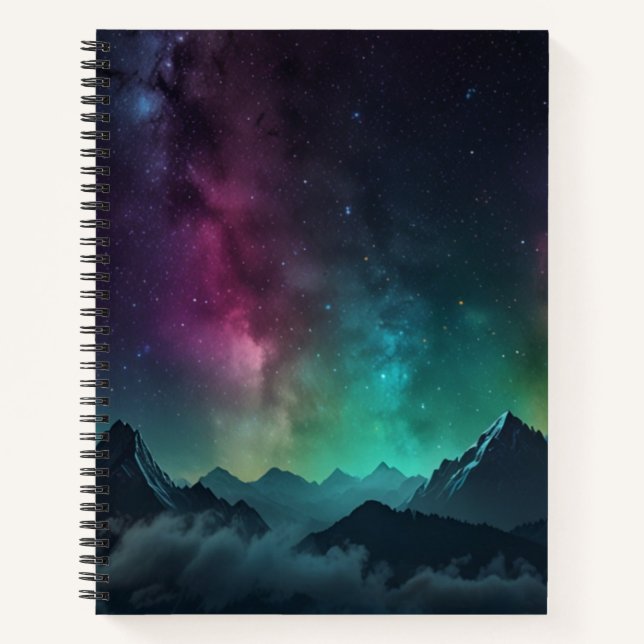 Livre de croquis de monogramme noir et blanc perso (Devant)