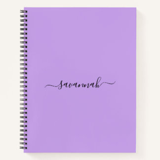 Livre de croquis de monogramme violet