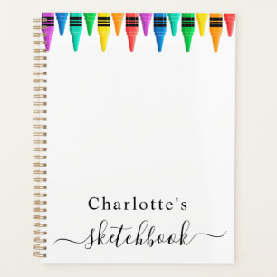 Livre de croquis Holographic Pink Drips Girl
