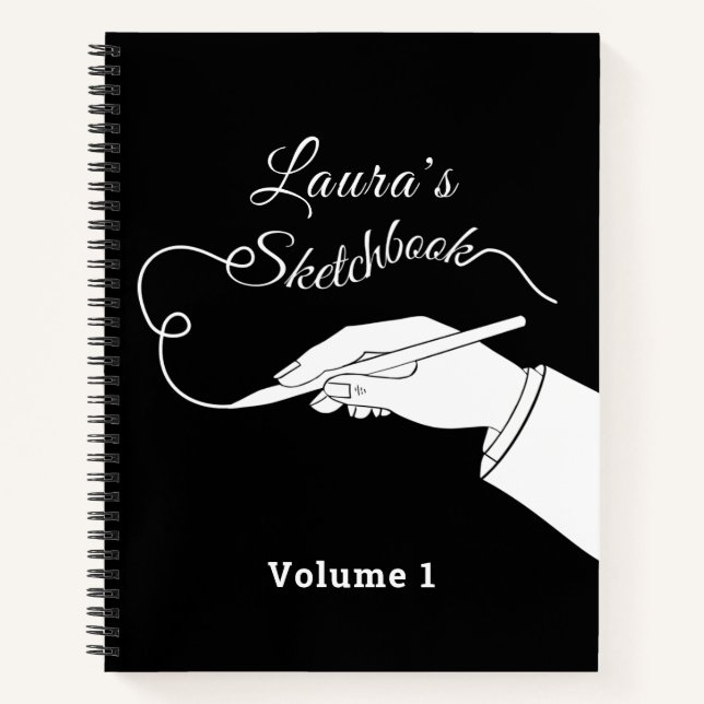 Livre de croquis personnalisé (Devant)